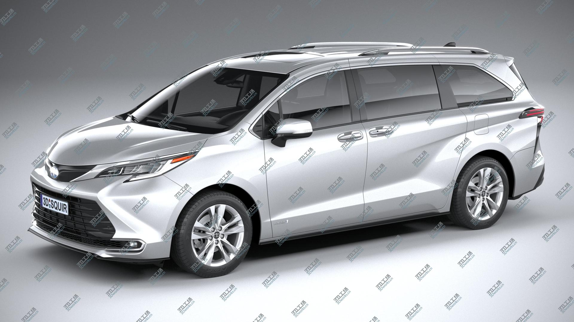 images/goods_img/202104094/3D Toyota Sienna 2021 model/1.jpg